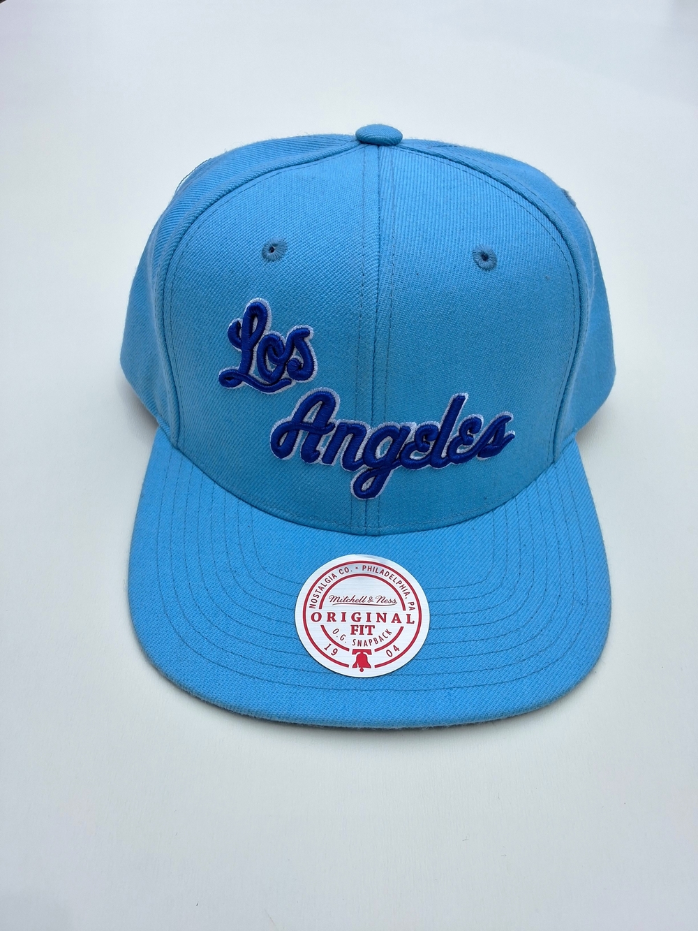 Mitchell & Ness Los Angeles Lakers Team Ground 2.0 Snapback Hat - Blue/Navy